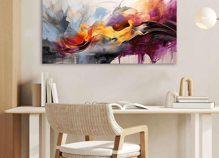 BYXART Abstract Canvas Wall Art Blue Seascape Painting Coconut Tree Landscape Picture Prints Posters Modern Sailboat Ocean Artwork for Living Room Bedroom Office Bahtroom Home Decor Wall Decorations