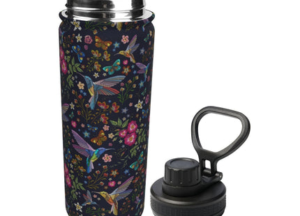 Hummingbird Gifts For Women, Hummingbird Lovers, Hummingbird Water Bottle, 18oz Stainless Steel Insulated Tumbler, Unique Birthday Christmas Gift for Women Men