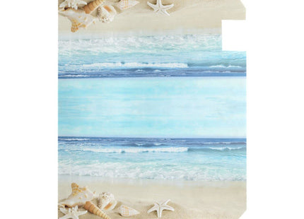 ALAZA Beach Shells Starfish Summer Ocean Magnetic Mailbox Cover MailWraps Garden Yard Home Decor for Outside Standard Size-18"x 20.8" 102