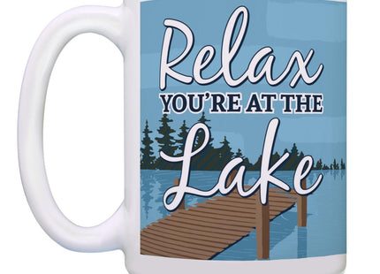 ThisWear Relax You're at the Lake 15oz Coffee Mug - 2 Pack
