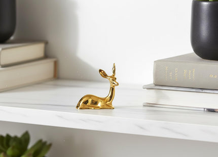 Ardax Golden Home Decor Deer Figurines, Simple