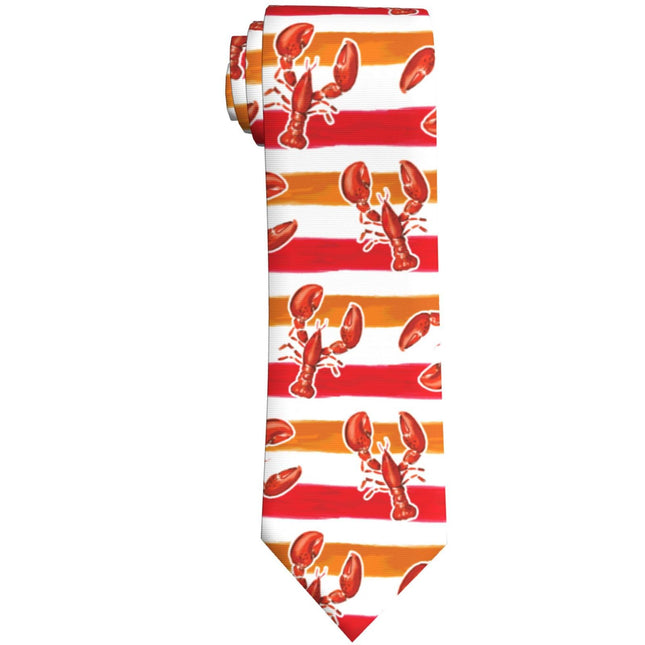 Wyayazh Men's Lobster Neckties, Novelty Printed Skinny Tie