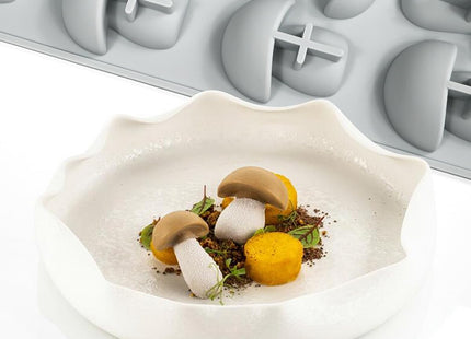 mostsom Silicone Mushroom Molds Nonstick Baking Pan Silicone Molds for Chocolate, Candy, Jelly, Ice Cube, Muffin (Mushroom N_11.92x7x0.88inch)