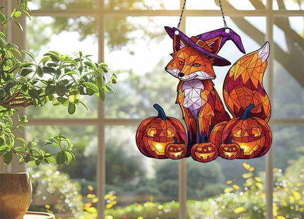 Fox Acrylic Ornaments Suncatcher Gifts for Fox Lovers Halloween Decor
