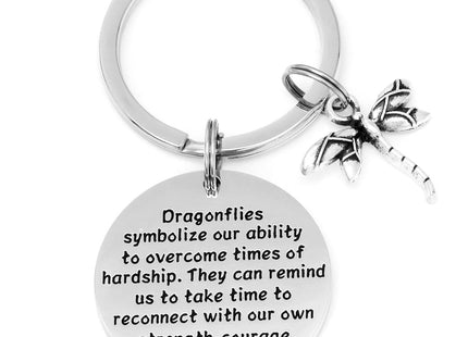AHAETH Dragonfly Gift Keychain Dragonflies Jewelry Dragonflies Lover Gifts for Men Inspirational Gifts Encouragement Gift for Friend Dragonfly Keychains for Women