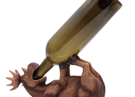 Wowser Rustic Moose Wine Bottle Holder - Wine Accessories & Kitchen Organizer