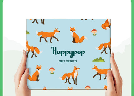 HAPPYPOP Fox Gifts for Women Men - Crazy Animal Fox Squad Crew Socks