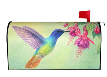 FATTTYCY Hummingbird Bird Mailbox Covers Magnetic