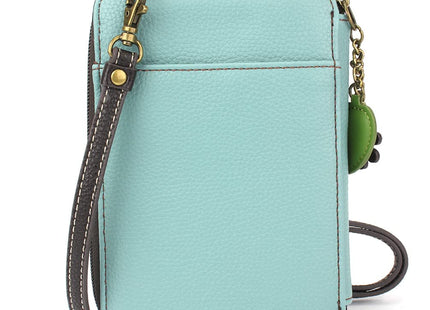 CHALA Wallet Crossbody Cell Phone Purse - Women Faux Leather Multicolor Handbag with Adjustable Strap - Chickadee - blue