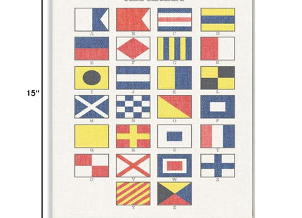 Stupell Industries 'Nautical Flag Alphabet'| Wall Plaque Art