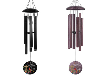 Personalzed Cardinal Memorial Wind Chimes for Sympathy