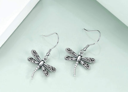 ONEFINITY Dragonfly Earrings Sterling Silver Dragonfly Dangle Drop Earrings Jewelry for Women Gifts
