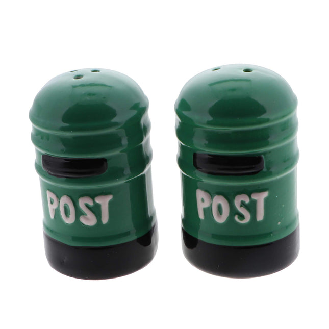 Servette Home Lighthouse Novelty Salt and Pepper Shaker Set with Stand Kitchen Collection Décor - Lighthouse Scene Stand