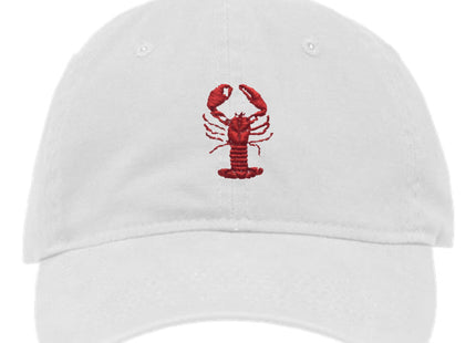 Go All Out One Size White Dad Lobster Embroidered Hat