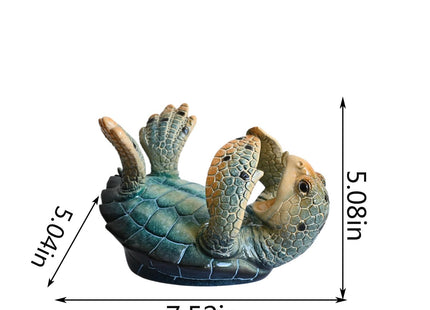 Sea Turtle Wine Bottle Holder Rack Countertop Beach Room Coastal Decor
