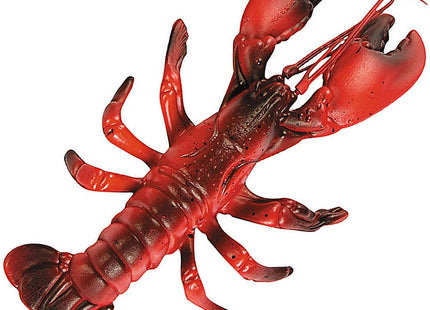 Fun Express Plastic Lobster Luau and Seaside Party Decor Accents - Red (1 Piece)