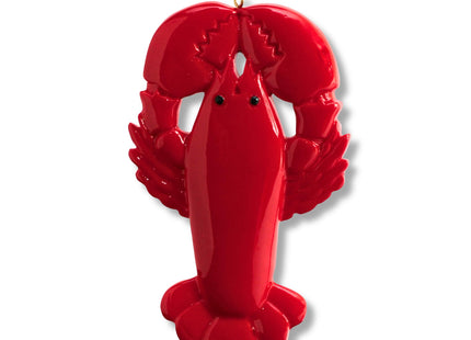 Ornaments by Elves - Personalized Red Lobster Christmas Ornament 2026 - Sea Food Lover Decor, Coastal Food Decorations for Christmas Tree, Ocean Ornaments in a Giftable Packaging