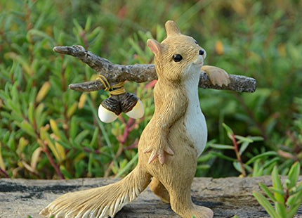 Gemmia Garden Squirrel Figurine- New Life Squirrel