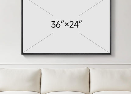 Black Framed Coastal Sailboat Canvas Wall Art, Teal Ocean Landscape Prints Paintings Artwork for Walls, Nautical Wall Decor for Bedroom, Dining Room, Bathroom, Office, Kitchen, Living Room 24x36 In