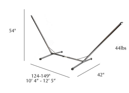 Byer of Maine Ceara Stand - Adjustable for Most Outdoor Single and Double Hammocks - Easy to Assemble & Take Apart - Stand Only - Holds Up to 440 lbs