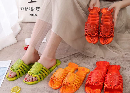 Yakisle Lobster Fish Shoe Sandals, Animal Fish Slippers for Ladies and Men