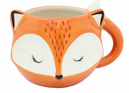 Streamline Imagined Ceramic Orange Fox Mug
