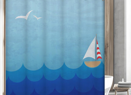 12PCS Seashell Decorative Shower Curtain Hook, Beach Coastal Bathroom Decor