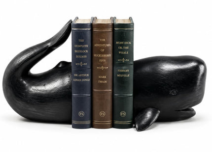 Comfy Hour 13.2 Inch Whale Bookends, Nautical Decor, Set of 2