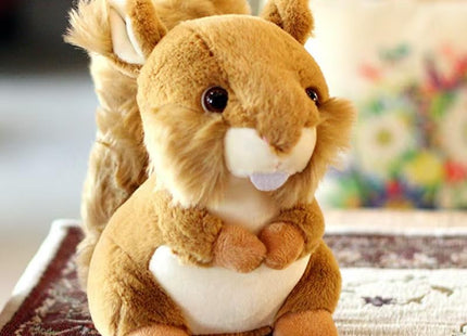 Pgsnhxj Cute Squirrel Stuffed Animal Plushie, 7.8'' Squirrel Plush Toy Christmas Birthday Gifts for Kids