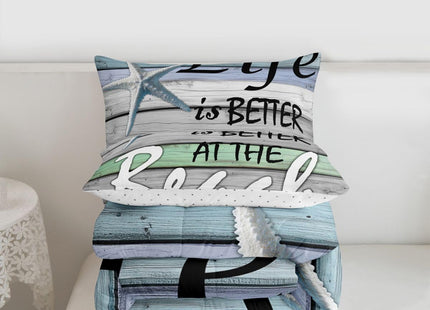 Erosebridal Beach Theme Comforter King Size, Cute Sea Starfish Bedding