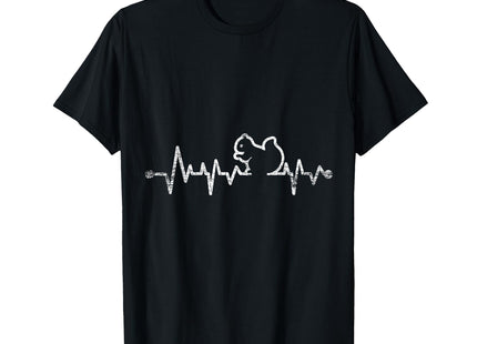 ECG Heartbeat Squirrel T-Shirt