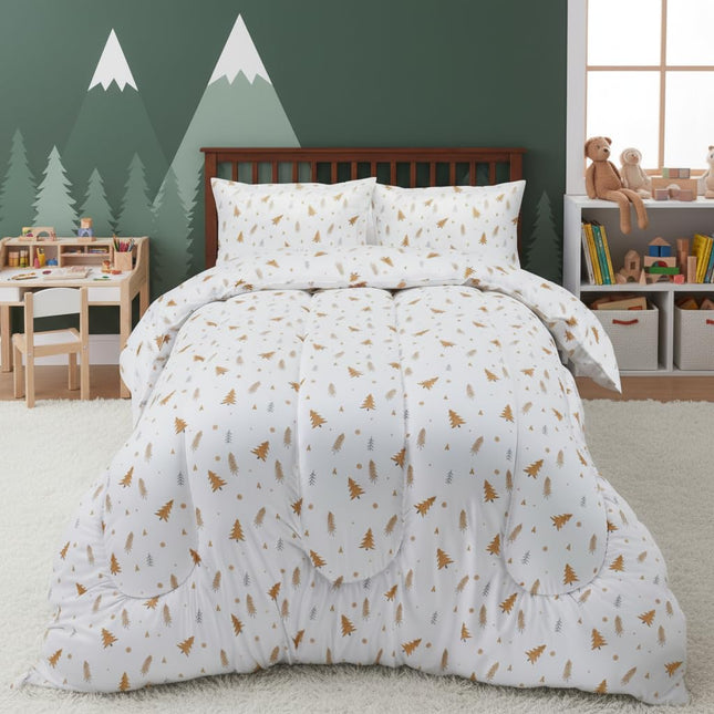 Utopia Bedding 3 Pc Kids Twin Comforter Set, Pine Tree