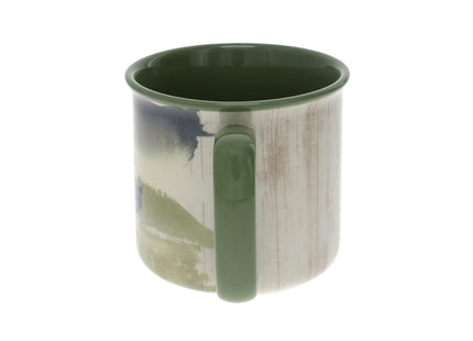 Pavilion Gift Company - Adventure Awaits - Raccoon - 17 Oz Coffee Mug Tea Cup Woodland Hiking Camping Cabin Woods Lodge Gift Outdoorsy Present