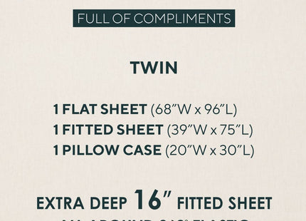Sleepdown 160 GSM Durable Cotton Winter Flannel Sheet Set - 4 Pc - King, Plaid Forest