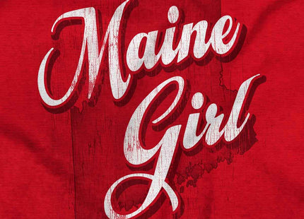 Brisco Brands Maine Girl Cute Home State Pride Baby Bodysuit Jumper Girls