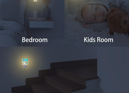 BLYKVGHQ Starfish and Seashell On Beach Night Light,Modern Night Lights Plug into Wall,Dusk to Dawn Sensor Nightlight for Kids Bathroom Kitchen Hallway Bedroom Decor