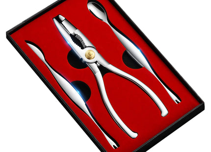 Seafood Tools （Exquisite 3-piece set) Lobster Crackers and crab crackers apply to lobster ，crab，crab legs，king crab legs，nut