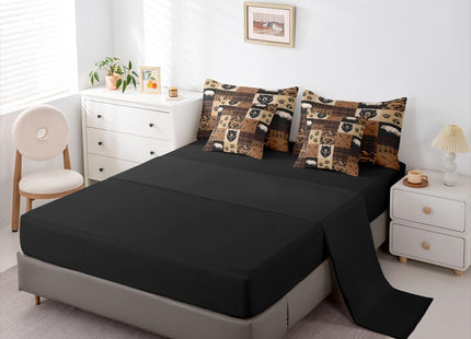 Feelyou Bear Comforter Set Twin SizeFarmhouse Cabin Hunting 7 Pcs Bedding