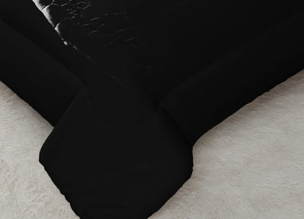 Nttopship Sea Turtle Comforter Set Twin Size, Animal Black Turtle Sea Soft 3 Pcs,Sea Turtle Bedding Set for Kids,Black Night Turtle Themewith 1 Comforter and 2 Pillowcases