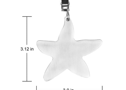 TEKEFT Set of 8 Stainless Steel Starfish Shaped Table Cover Tablecloth Weights
