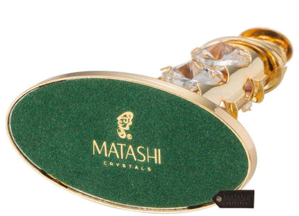 Matashi 24K Gold Plated Lighthouse Ornament Elegant Tabletop Showpiece