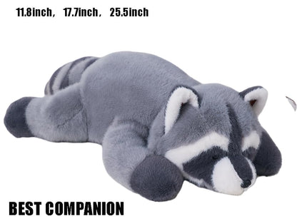 Labauxite Raccoon Plush, Raccoon Stuffed Animals 11.8in