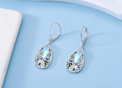 Hummingbird Filigree Earrings Sterling Silver Hummingbird Drop Dangle Earrings Filigree Leverback Earrings Jewelry Gifts
