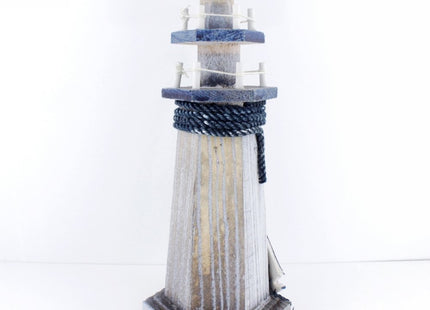 Sail Boat Wooden Lighthouse 10.6" High Nautical Themed Rooms Lighthouse Home Decor