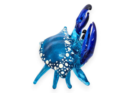 WitnyStore Beautiful Handmade Crab Blown Glass Figurine Animals Crystal Miniature Aquarium Sea Life Home Decor Collectible Gift