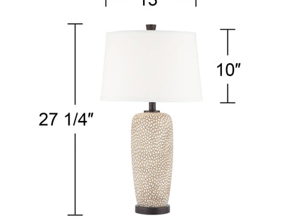360 Lighting Anna 27 1/4" Tall Table Lamps Set of 2 Coastal Modern
