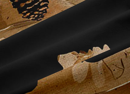 Feelyou Black Bear Curtains Rustic Cabin Decor Window Drapes Treatments for Kids Boys Girls Forest Animals Window Drapes Elk Wildlife Hunting Window Treatments, 52W X 84L,2 Panels