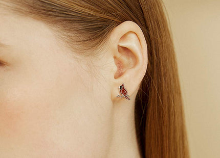 MANBU Sterling Silver Cardinal Jewelry for Women