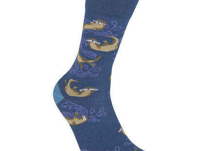FUNATIC Otter Wildlife Dress Socks for Men Women Adult Teen