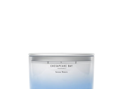 Chesapeake Bay, 14.5oz Serene Waters Scented Candle, Mood Evoking Fragrance, Sea Glass-Inspired Jar, Premium Soy Blend Wax with Essential Oils, Coastal Fragrance for Home Décor or Gifting
